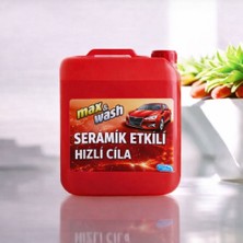 Max&Wash Seramik Etkili Hızlı Cila Kırmızı 4 kg