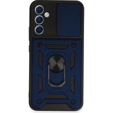 Feifei Galaxy A34 5g Kılıf Pars Lens Yüzüklü - Lacivert