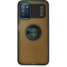 Feifei 9t Kılıf Montreal Yüzüklü Kapak - Yeşil