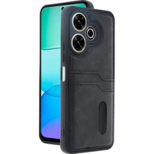 TeknoKapsül 13 4g Kılıf Sara Kartvizitli Deri Kılıf - Siyah