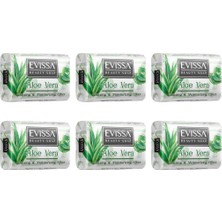 Evissa Aloe Vera Sabun 75 gr x 6 Rahatlatıcı ve Nemlendirici Etkili Doğal Sabun