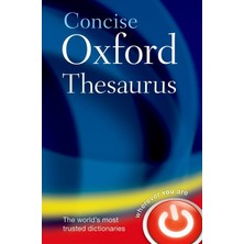 Oxford University Press Concise Oxford Thesaurus Oxford Dictionaries Yazarı 992 Sayfa Ciltsiz Normal Boy Kitap