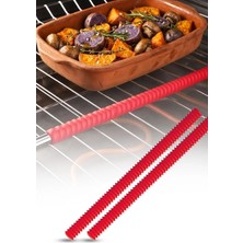 Omilife Isıya Dayanıklı Silikon Izgara Koruyucu Yanma Önleyici Kenar Koruyucu Silikon 2 Adet