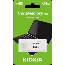 Kioxia Kıoxıa LU202W064GG4 64GB USB 2.0 Beyaz USB Bellek