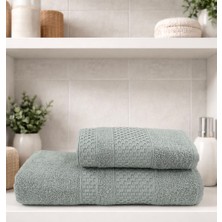 2 Li Banyo Havlu Seti Pamuklu Büyük Boy / 90 x 150 Cm Banyo Havlu - 50 x 90 Cm El Yüz Baş Havlu / Hamam Seti / Battal Boy Havlu Seti