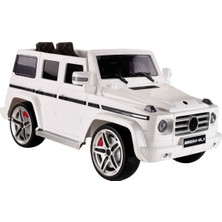 Babyhope Baby Hope 439 Akülü Jeep Sedef Beyaz 12 V Uzaktan Kumandalı Yarış Arabası 30 kg Kapasite