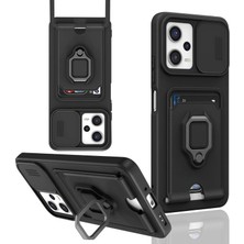 TeknoKapsül Po X5 5g Kılıf Zuma Kartvizitli Yüzüklü - Siyah