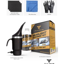 Tulpar Buharlı Araba Far Temizleme ve Parlatma Seti 500 ml Tüm Araç Modelleriyle Uyumlu