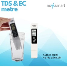 Tds & Ec Su Ölçer | Dijital Su Kalite Test Cihazı | Hidroponik, Akvaryum ve Içme Suyu Ölçüm