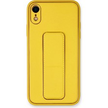 Ethab Ticaret Iphone Xr Kılıf Co Deri Standlı Kapak - Sarı