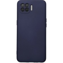 TeknoKapsül Reno 4 Lite Kılıf Nano Içi Kadife - Lacivert