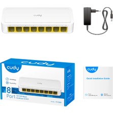 Cudy FS108D 8 Port Mbit Desktop Yönetilemez Plastik Kasa Switch