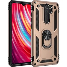 Ethab Ticaret Note 8 Pro Kılıf Sofya Yüzüklü Kapak - Gold