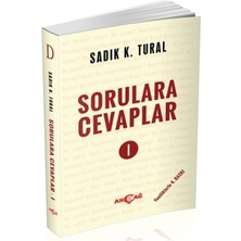 Akçağ Yayınları Sadık K. Tural Sorulara Cevaplar 1 Normal Boy Cilt Durumu