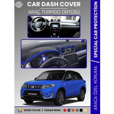 E-BİZ Suzuki Grand Vitara (2014-2021) Torpido Örtüsü Ön Göğüs Halı Torpido Koruma Tam Uyum Kaymaz