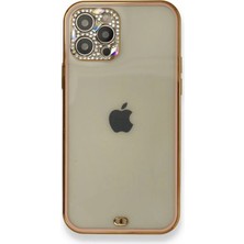 Iphone 12 Pro Kılıf Liva Taşlı - Pembe