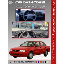 E-BİZ Nissan Sunny (1990-1995) Torpido Örtüsü Ön Panel Koruma Tam Uyum Uv Koruma Kaymaz Kolay Montaj