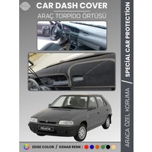 E-BİZ Skoda Felıcıa (1994-2001) Torpido Örtüsü Panel Halı Torpido Koruma Tam Uyum Uv Koruma Hızlı Montaj