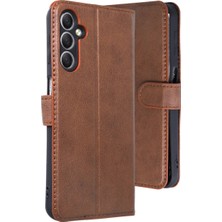 Galaxy A24 4g Kılıf Trend S Plus Kapaklı Kılıf - Taba