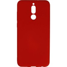 Huawei Mate 10 Lite Kılıf Nano Içi Kadife - Kırmızı