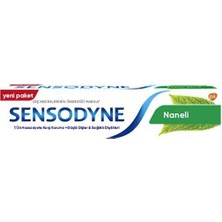 Sensodyne Naneli Diş Macunu 100 ml Tüp Nane Aromalı Hassas Dişler İçin Özel Formül