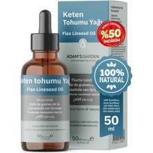 Adam's Garden Keten Tohumu Yağı Saf 50ML