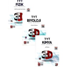 3D Yayınları TYT Fizik Kimya Biyoloji Soru Bankası Seti Üniversite Hazırlık İçin Güncellenmiş Kaynaklar