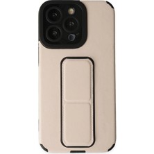 Iphone 13 Pro Max Kılıf Mega Standlı - Gold