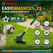 Bosch Premium 23 Çim Kenar Kesme Makinesi 280 Watt 23 cm Kesim Çapı