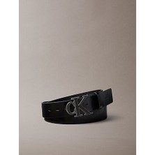 Calvin Klein Erkek Ck Enamel Buckle 40MM Kemer