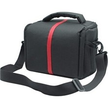 Pdx Kare Omuz Çantası Set Çanta Tüm DSLR Uyumlu Siyah Renkli 25x15x15 cm Ebatlarında