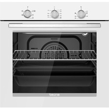 Tecna Af 6061B 60 Lt Beyaz Cam Ankastre Fırın