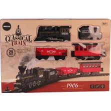 Mrspancer 669123E - Eğlenceli Aktivite Oyuncağı B Buharlı Sesli Işıklı Tren Seti 1 Adet