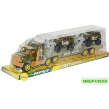 Mrspancer 621823E - Eğlenceli Askeri Figürlü Araç - Askerleri Taşıyan Askeri Oyuncak Araç