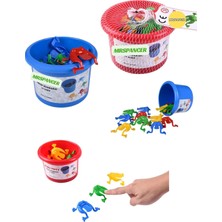 Mrspancer 040509E - Çocukların El Becerilerini Geliştirmesi Için Zıp Zıp Oyuncak Kurbağa Bas Zıplasın