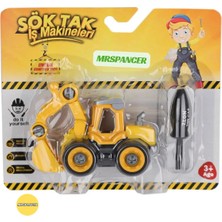 Mrspancer 015824E - Çocuklarınız Için Eğitici Sök Tak Iş Makinesi Dozer Oyuncak