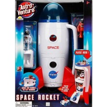 Mrspancer 652024E - Eğitici ve Eğlenceli Oyuncak Astro Venture Sesli ve Işıklı Uzay Roketi 1 Adet