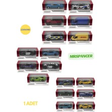 Mrspancer 105060E - Karışık Oyuncak Arabalar Rengarenk Yarış ve Transit Oyuncak Araçlar 1 Adet Çek Bırak