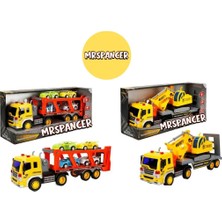 Mrspancer 105700 - Işıklı Sesli Taşımacı Kamyon Oyuncak - Transporter