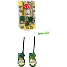 Mrspancer 060568E - Asker Temalı Telsiz Oyuncak 2 Li Pilli 25CM