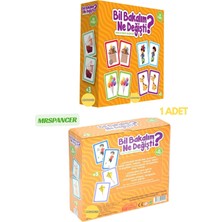 Mrspancer 042101E - Bil Bakalım Ne Değişti ? Kutu Oyun Seti Eğiciti Hafıza Oyunu