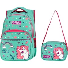 Waddell Buz Kız Desenli Sırt Çantası Su Geçirmez Kumaş Ortopedik 33 x 20 x 45 Cm Kapasite Kızlar İçin