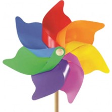 Mrspancer 280455G - 7 Kanat 45 cm Gök Kuşağı Rüzgar Gülü