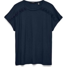 Vero Moda Kadın T-Shırt 10341341 Vmgına Ss O-Neck Top Jrs Ga