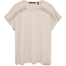 Vero Moda Kadın T-Shırt 10341341 Vmgına Ss O-Neck Top Jrs Ga
