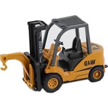Mrspancer 041557E - Yaratıcı Oyun Oyuncağı Sürtmeli Metal Inşaat Aracı Forklift 1 Adet
