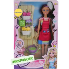 Mrspancer 107682E - Sevimli Oyuncak Bebek 29CM Aksesuarlı Çiçekçi Kız Oyuncak Prenses