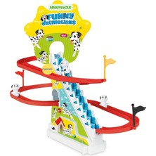 Mrspancer 160493E - Dalmaçyalı Temalı Oyun Parkı Kaykay Oyuncak Dalmaçyalı Köpek Figürlü Pilli