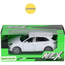 Mrspancer 240929E - Turbo 1:24 Cayenne Oyuncak Araba Beyaz Porshe