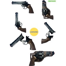 Mrspancer 866108E - Eğitici ve Eğlenceli Oyuncak - Metal Oyuncak Tabanca Siyah Seri Kılıflı 1 Adet